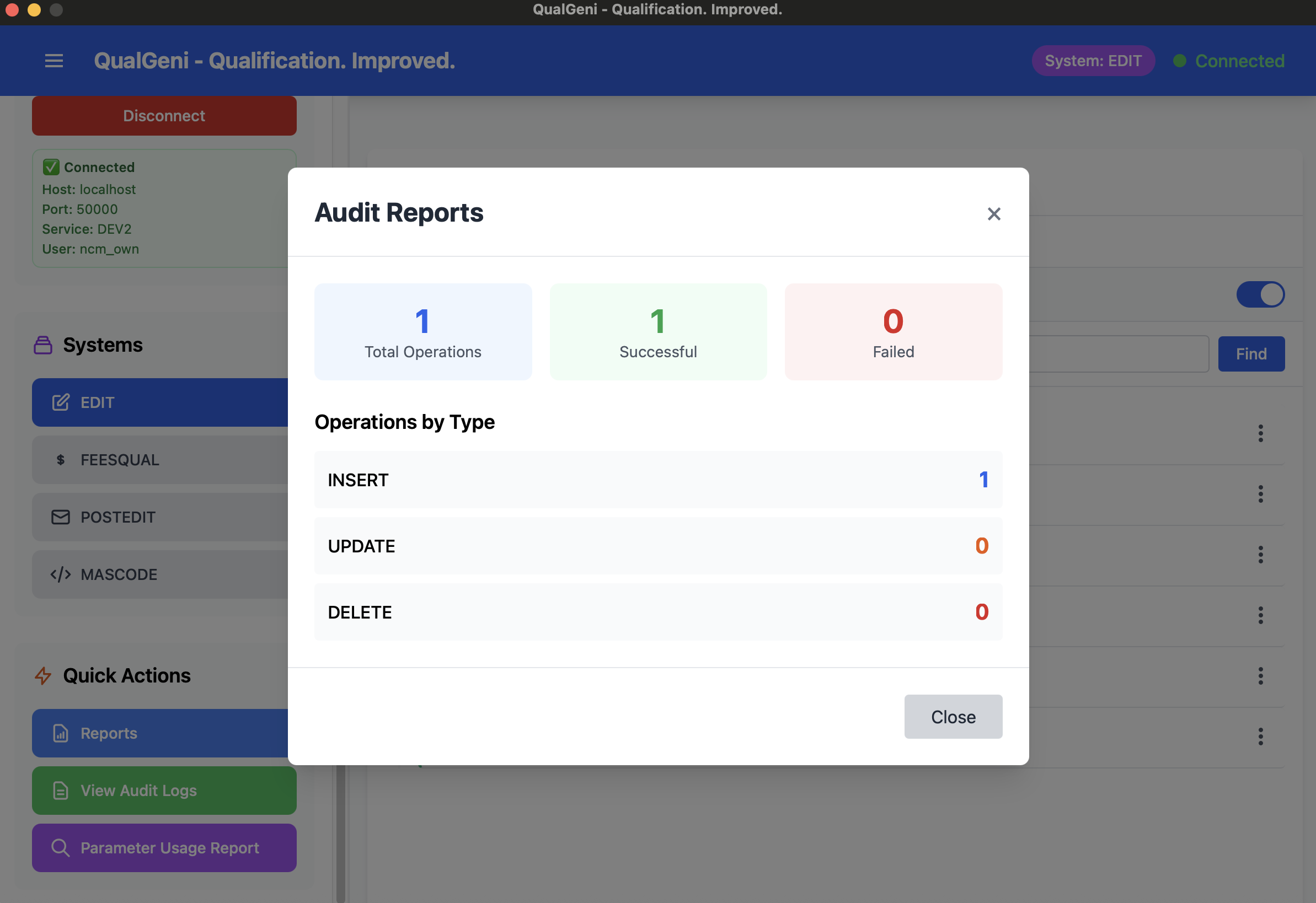 Audit Summary Report